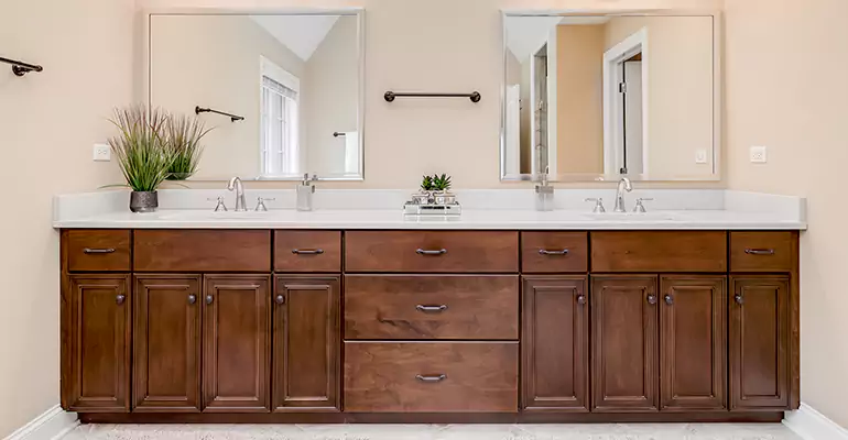 Bathroom Cabinet Renovation in East Farmingdale