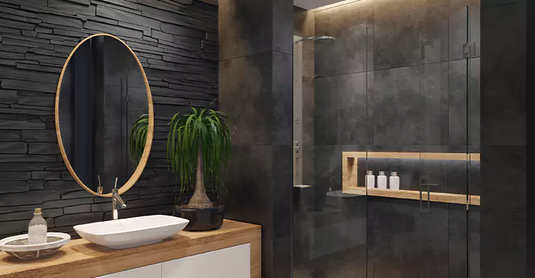 Bathroom Floor Tile Remodel in East Farmingdale