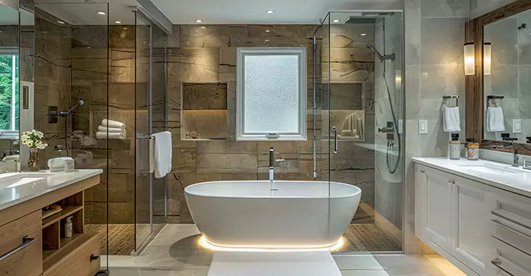 Master Suite Bathroom Remodel in East Farmingdale, NY