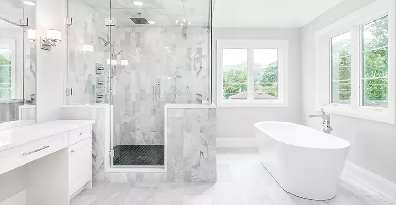 New Construction Master Bathrooms in East Farmingdale